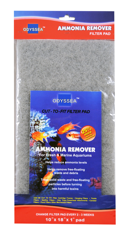 Filtermaterial Ammonia Remover 25.5x45.7x2.5cm